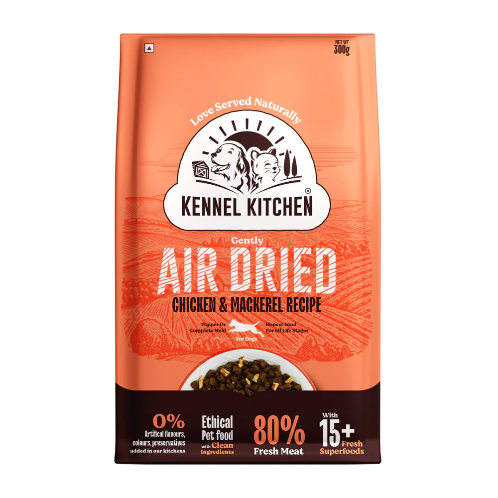 Kennel Kitchen Air Dried Chicken and Mackerel Puppy & Adult Dog Dry Food (All Life Stage) - Image 6