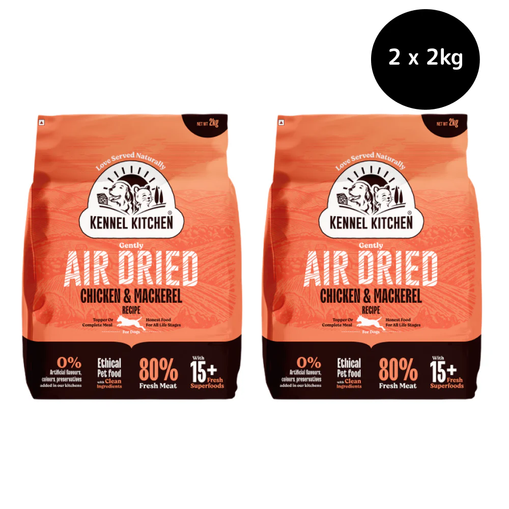 Kennel Kitchen Air Dried Chicken and Mackerel Puppy & Adult Dog Dry Food (All Life Stage) - Image 8