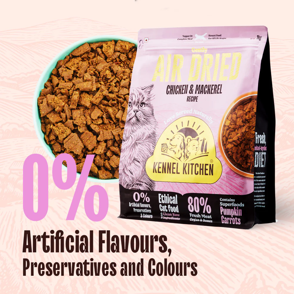Kennel Kitchen Air Dried Chicken and Mackerel for Cat Dry Food (All Life Stage) - Image 6