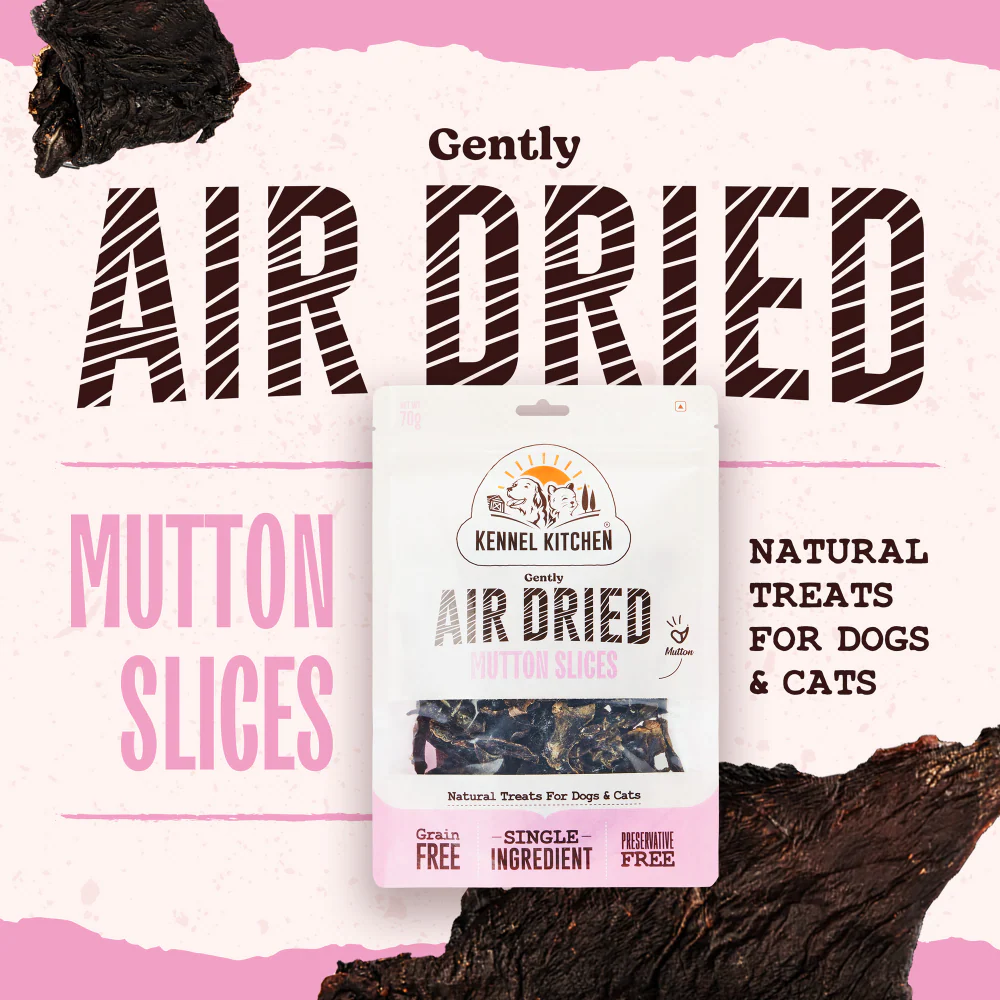 Kennel Kitchen Air Dried Mutton Jerky Dog and Cat Treats - Image 4