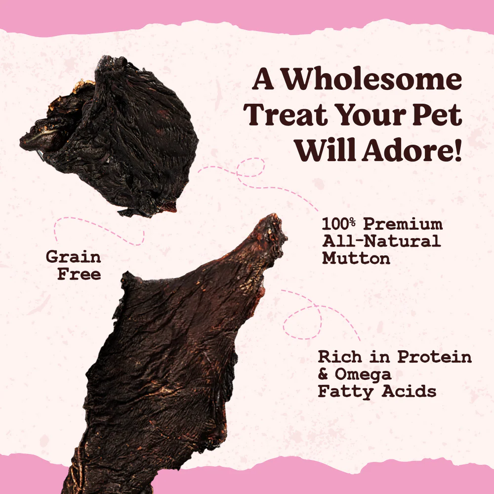 Kennel Kitchen Air Dried Mutton Jerky Dog and Cat Treats - Image 7