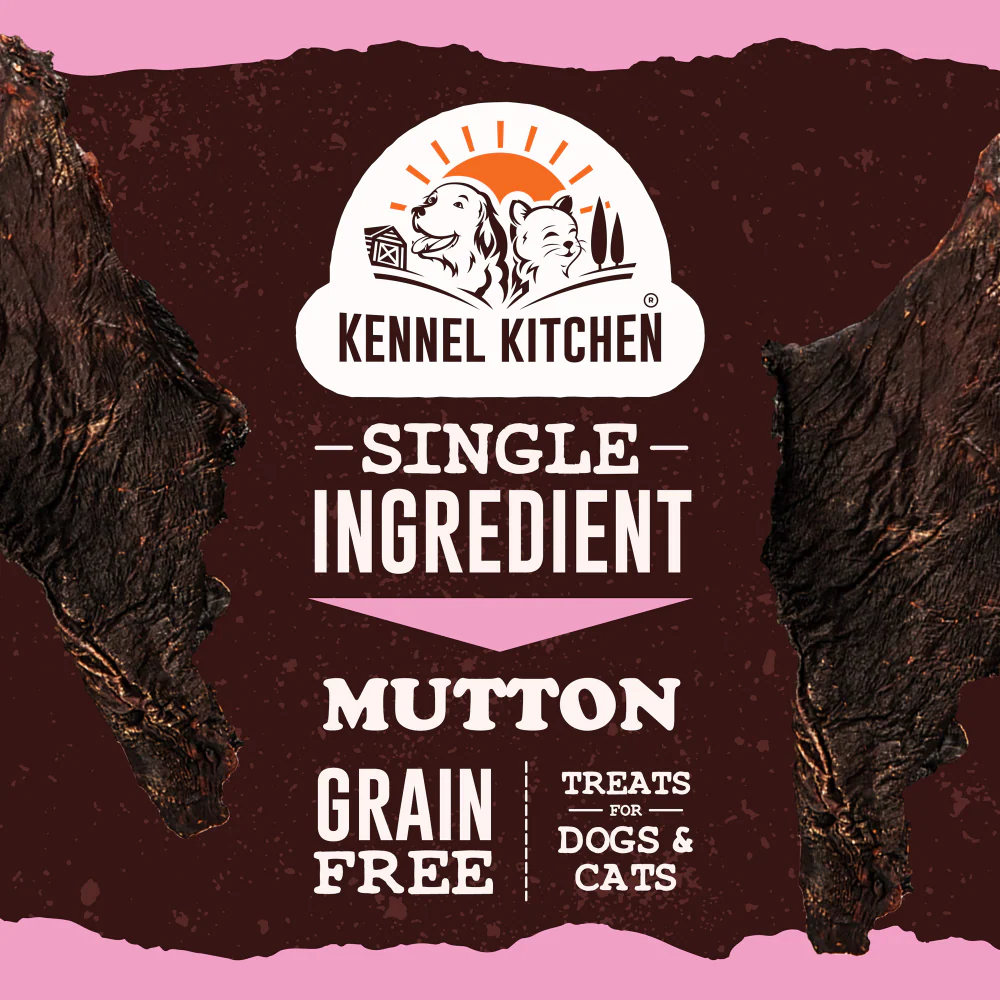 Kennel Kitchen Air Dried Mutton Jerky Dog and Cat Treats - Image 8