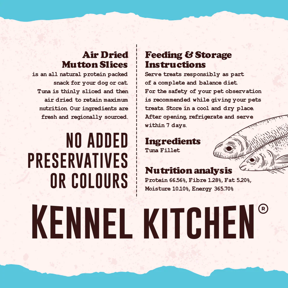 Kennel Kitchen Air Dried Tuna Fish Jerky Dog and Cats Treats - Image 5