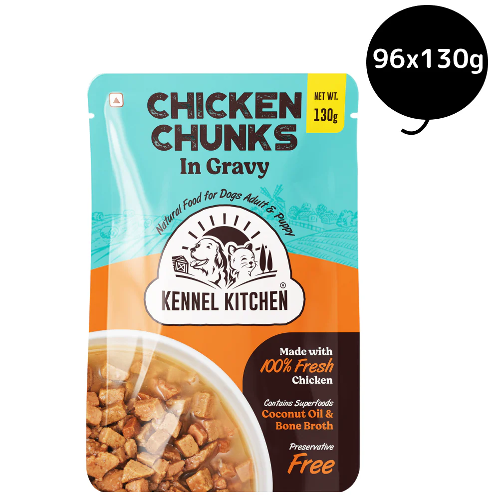 Kennel Kitchen Chicken Chunks in Gravy Puppy & Adult Dog Wet Food (All Life Stage) - Image 17