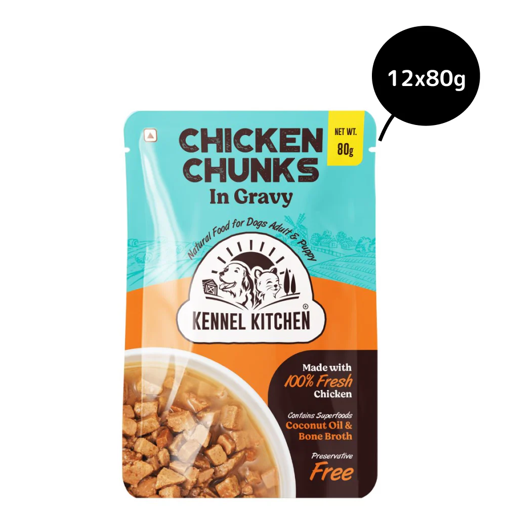 Kennel Kitchen Chicken Chunks in Gravy Puppy & Adult Dog Wet Food (All Life Stage) - Image 9