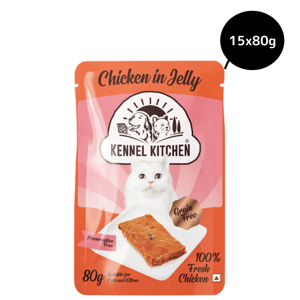 Kennel Kitchen Chicken in Jelly Wet Food and Creameroo Chicken with Mackerel Creamy Treats for Cats Combo - Image 10