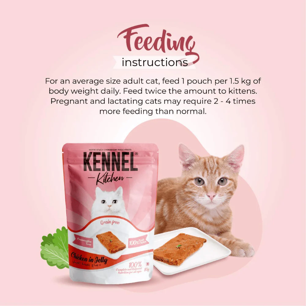 Kennel Kitchen Chicken in Jelly Wet Food and Creameroo Chicken with Mackerel Creamy Treats for Cats Combo - Image 8