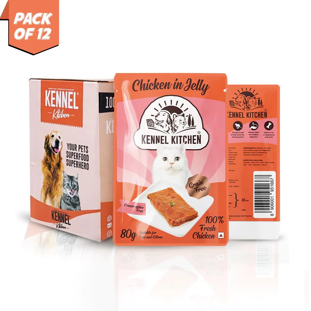 Kennel Kitchen Chicken in Jelly Kitten & Adult Cat Wet Food (All Life Stage) - Image 8