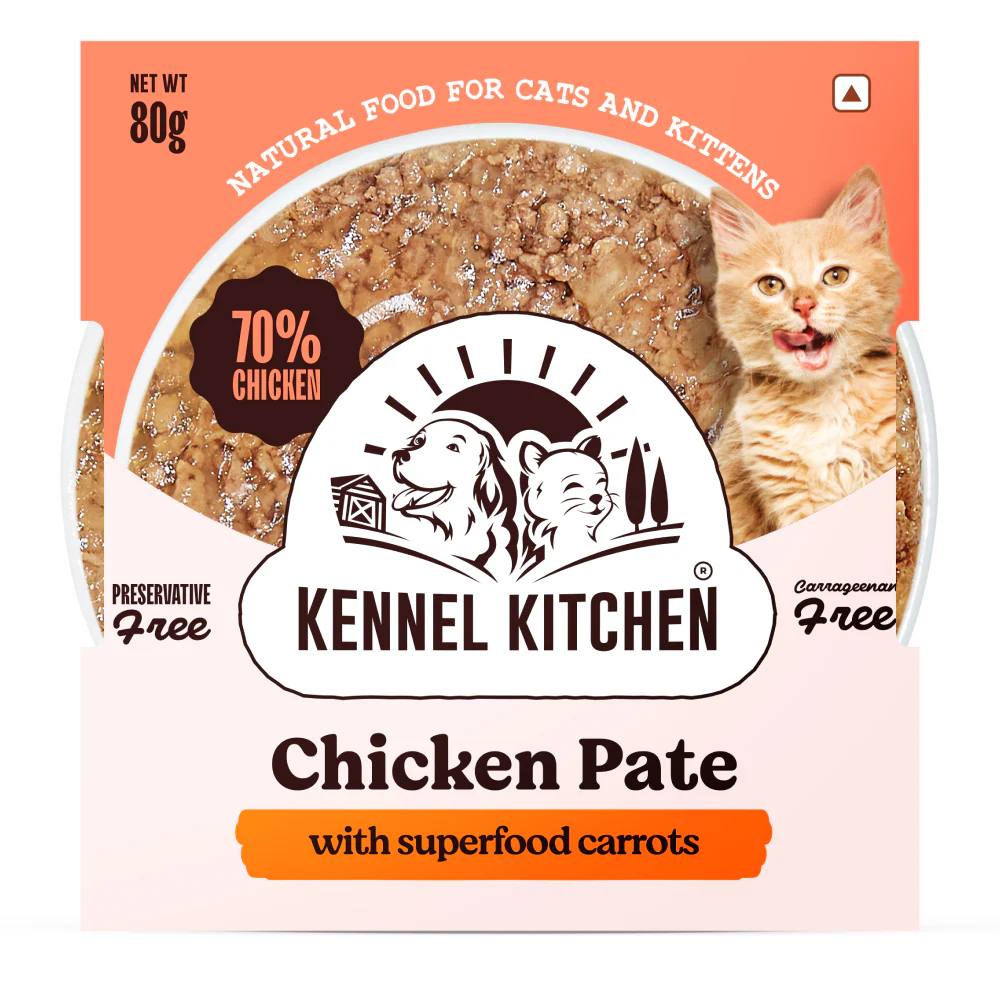 Kennel Kitchen Chicken Pate with Superfood Carrot Cat Wet Food - Image 2
