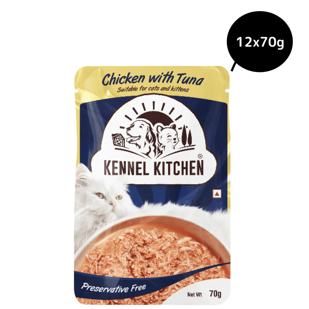 Kennel Kitchen Chicken with Tuna Shreds in Gravy Kitten & Adult Cat Wet Food (All Life Stage) - Image 14