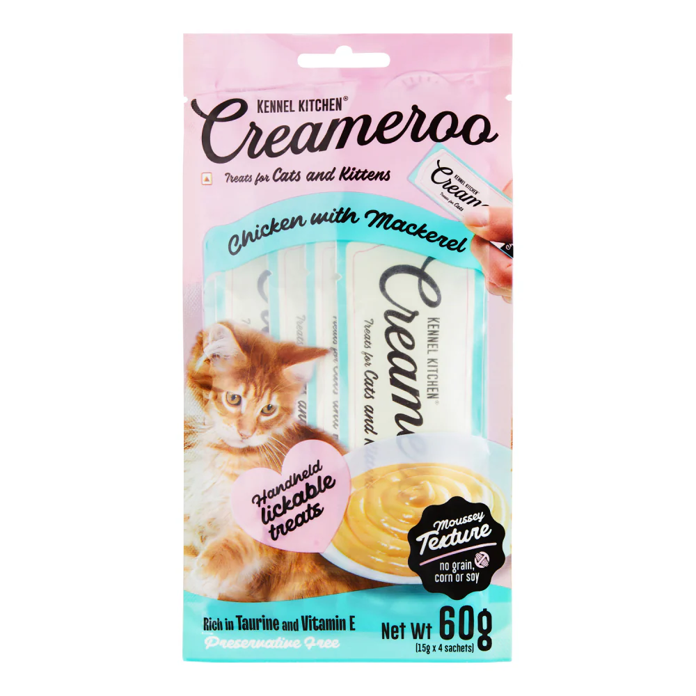 Kennel Kitchen Creameroo Chicken with Mackerel Creamy Cat Treats - Image 11