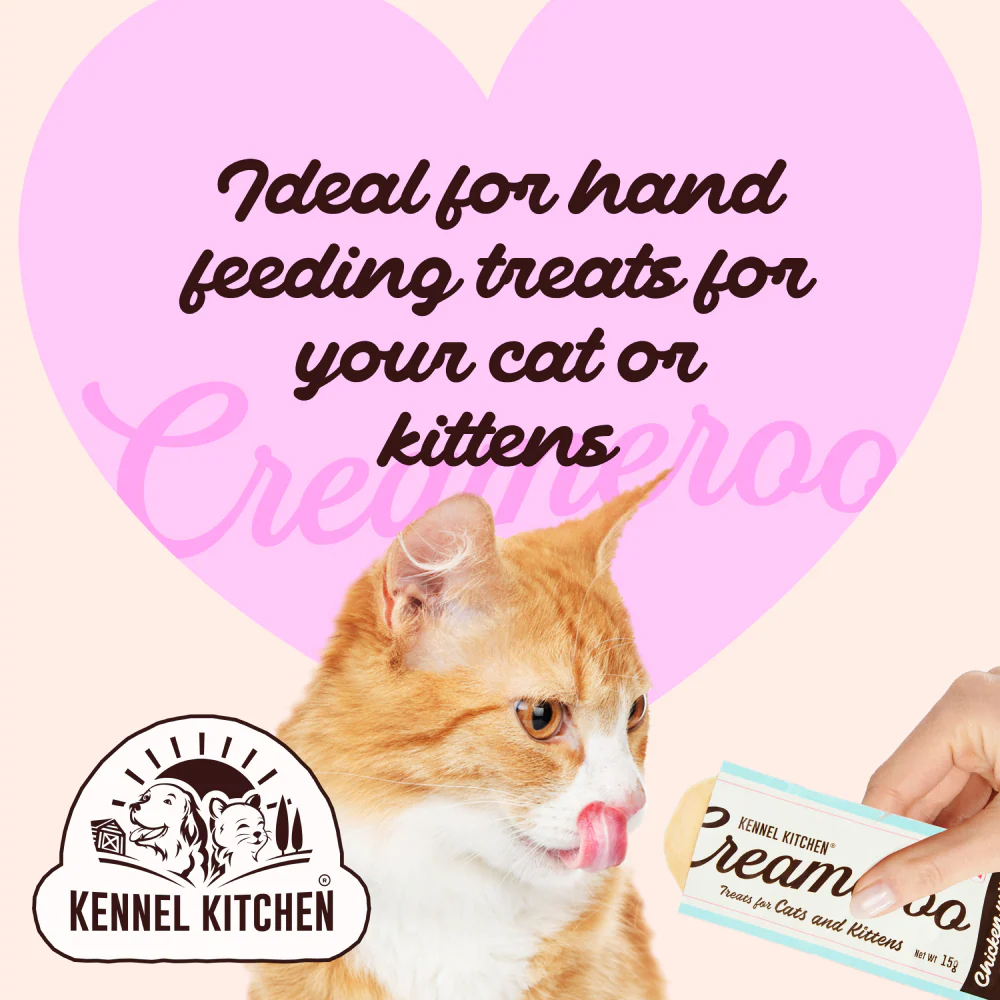 Kennel Kitchen Creameroo Chicken with Mackerel Creamy Cat Treats - Image 3