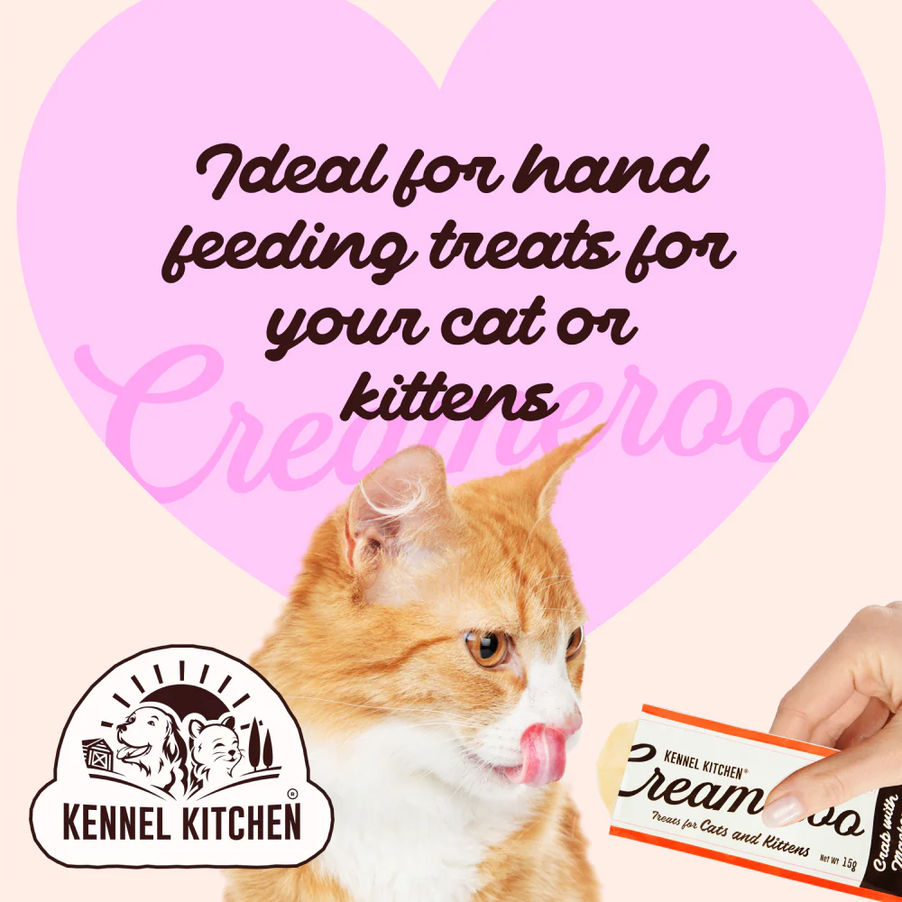 Kennel Kitchen Creameroo Crab with Mackerel Creamy Cat Treats - Image 2