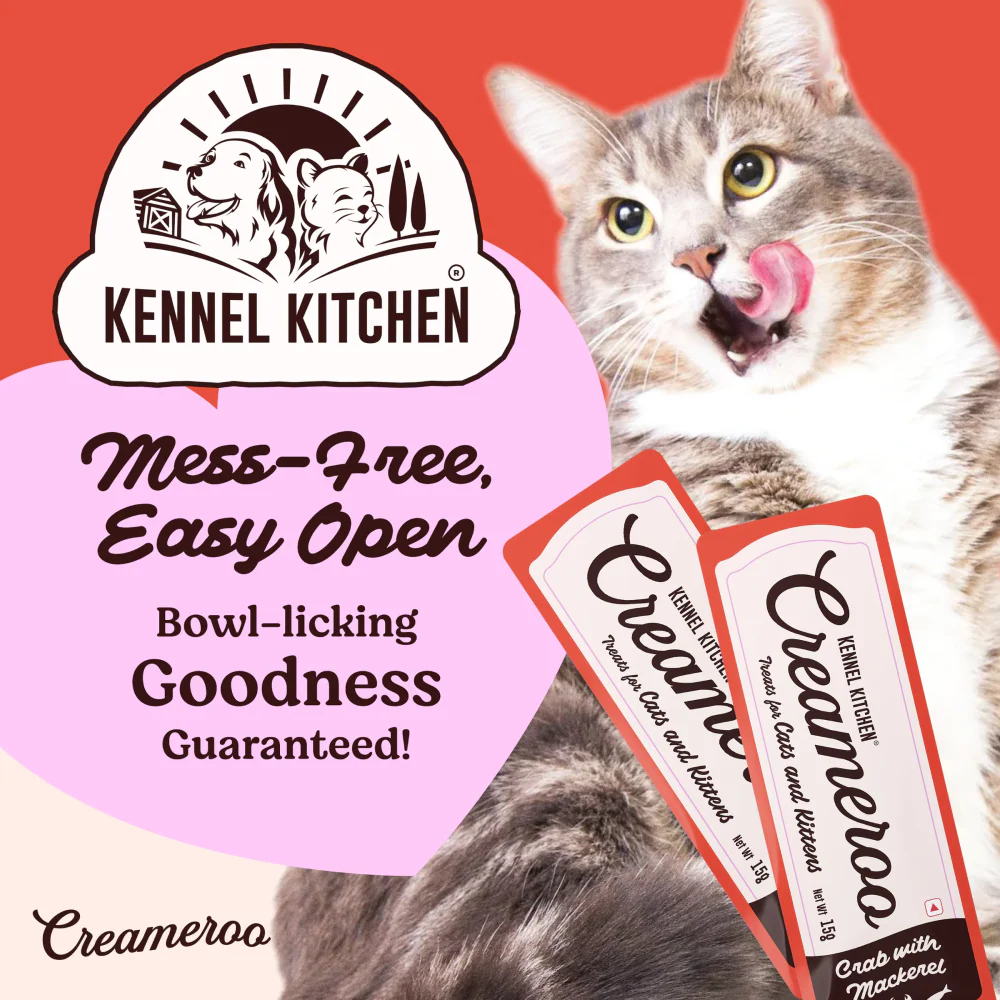 Kennel Kitchen Creameroo Crab with Mackerel Creamy Cat Treats - Image 7