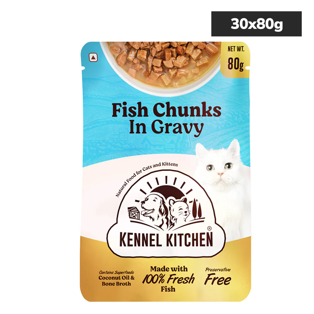 Kennel Kitchen Fish Chunks in Gravy Kitten and Adult Cat Wet Food (All Life Stage) - Image 15