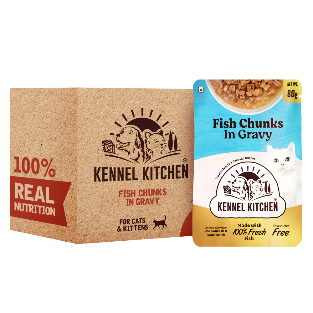Kennel Kitchen Fish Chunks in Gravy Kitten and Adult Cat Wet Food (All Life Stage) - Image 10