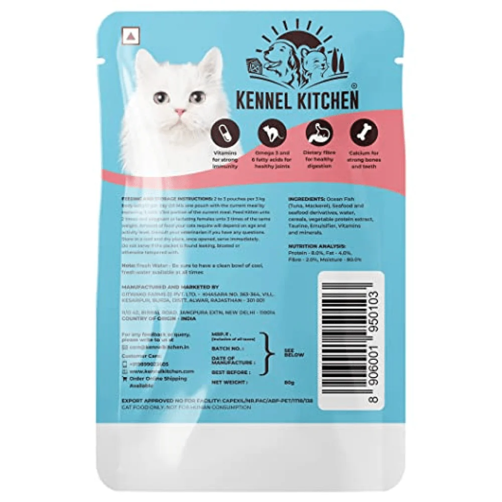 Kennel Kitchen Fish Chunks in Gravy Kitten and Adult Cat Wet Food (All Life Stage) - Image 13