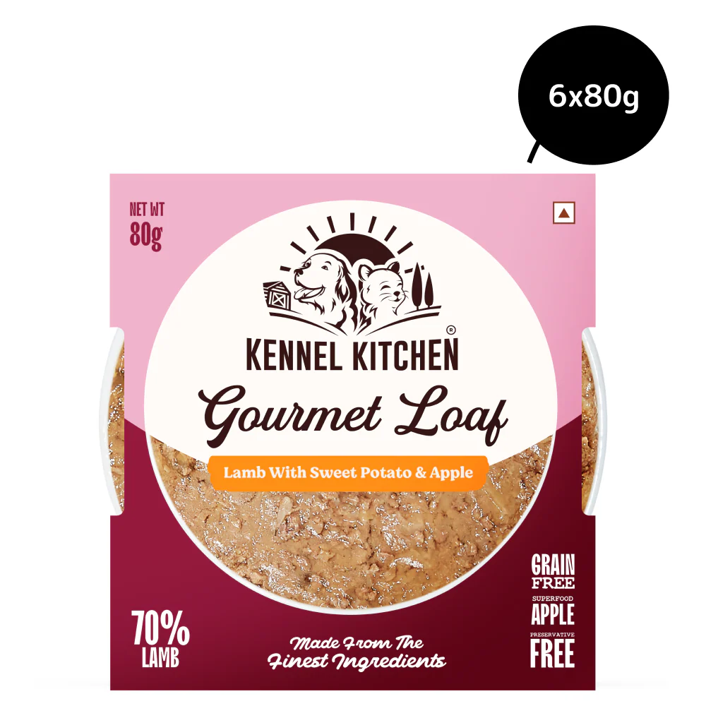 Kennel Kitchen Gourmet Loaf Lamb with Sweet Potato & Apple Puppy & Adult Dog Wet Food (All Life Stage) - Image 3