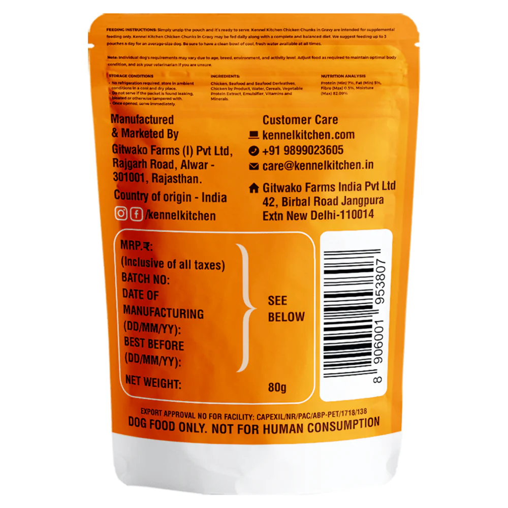 Kennel Kitchen Lamb Chunks in Gravy and Chicken Chunks in Gravy Adult and Puppy Dog Wet Food (All Life Stage) Combo - Image 6