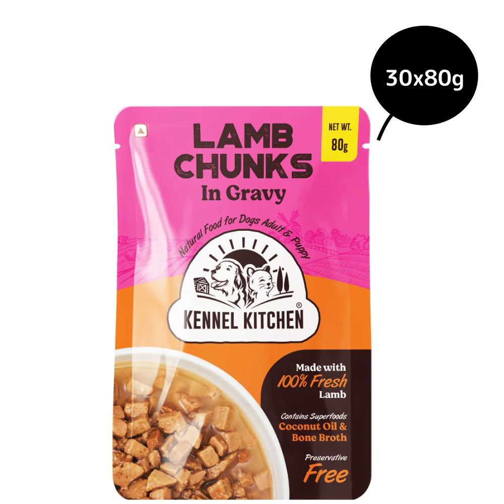 Kennel Kitchen Lamb Chunks in Gravy Puppy & Adult Dog Wet Food (All Life Stage) - Image 11
