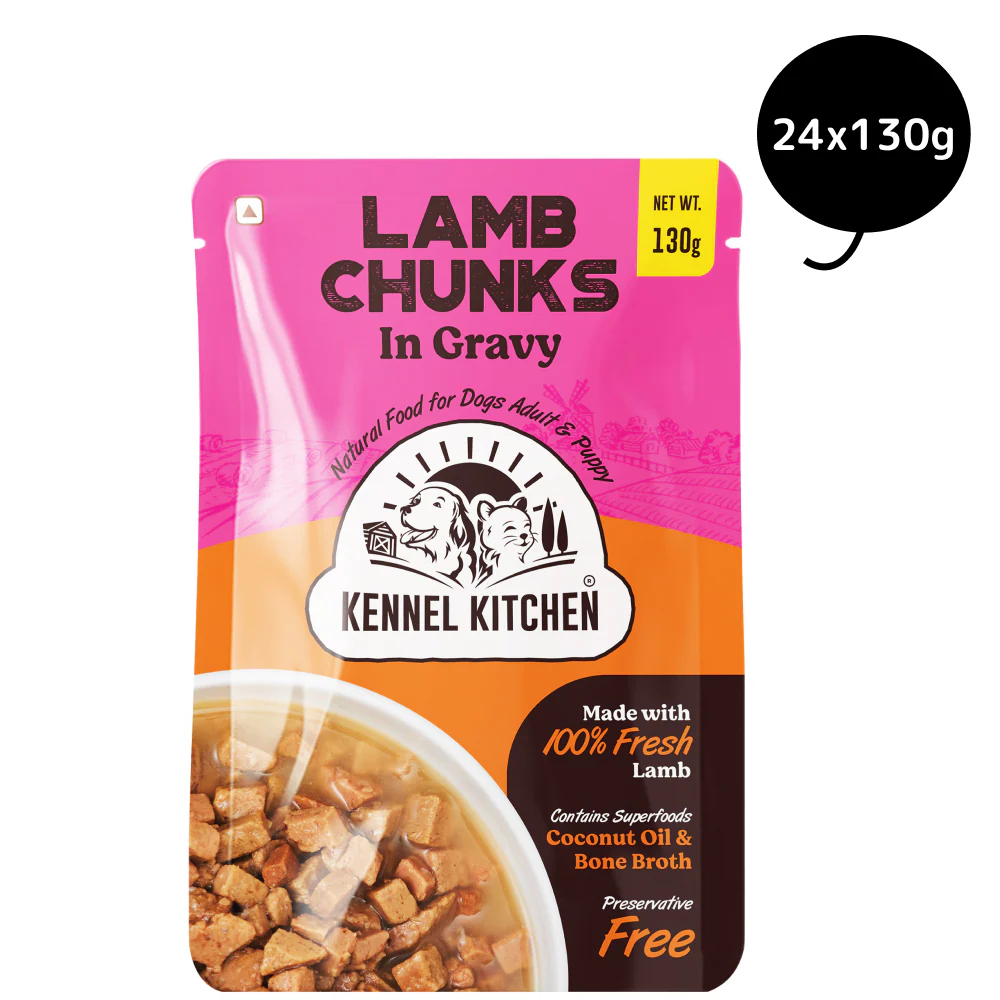 Kennel Kitchen Lamb Chunks in Gravy Puppy & Adult Dog Wet Food (All Life Stage) - Image 15