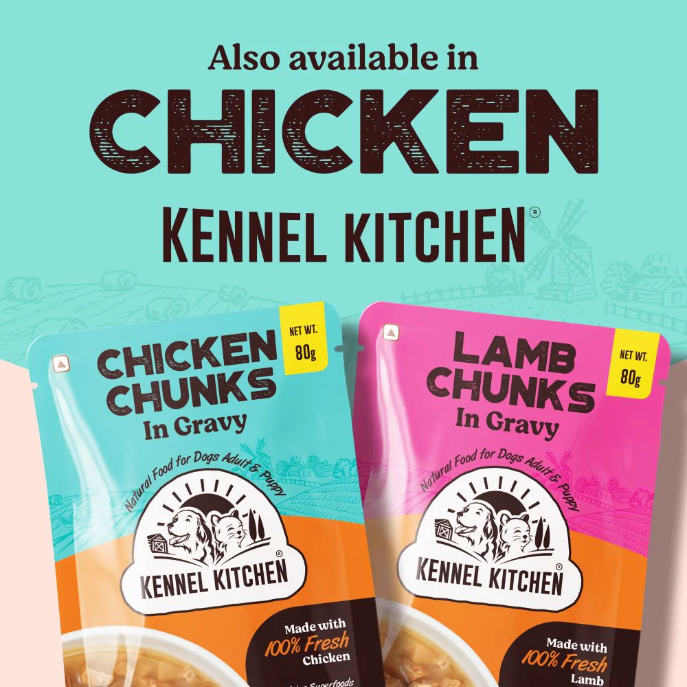 Kennel Kitchen Lamb Chunks in Gravy Puppy & Adult Dog Wet Food (All Life Stage) - Image 8