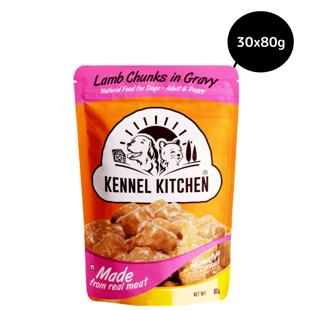 Kennel Kitchen Lamb Chunks in Gravy Puppy & Adult Wet Dog Food - Image 2