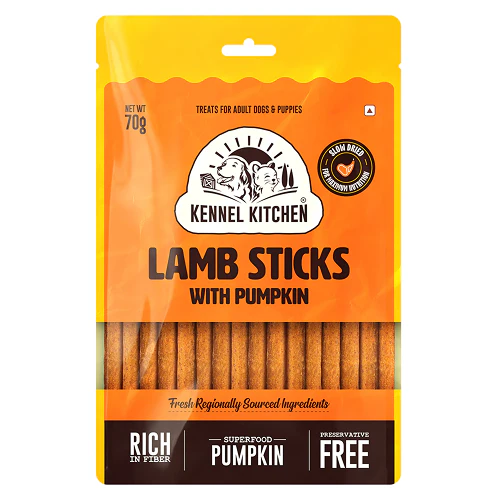 Kennel Kitchen Lamb Sticks with Pumpkin and Chicken Stick with Flaxseed Dog Treats Combo - Image 4