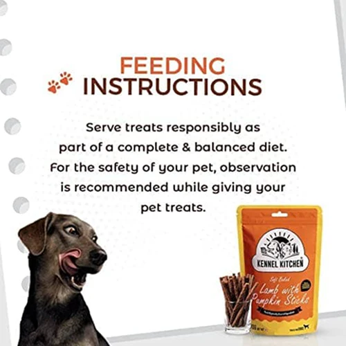 Kennel Kitchen Lamb Sticks with Pumpkin and Chicken Stick with Flaxseed Dog Treats Combo - Image 9