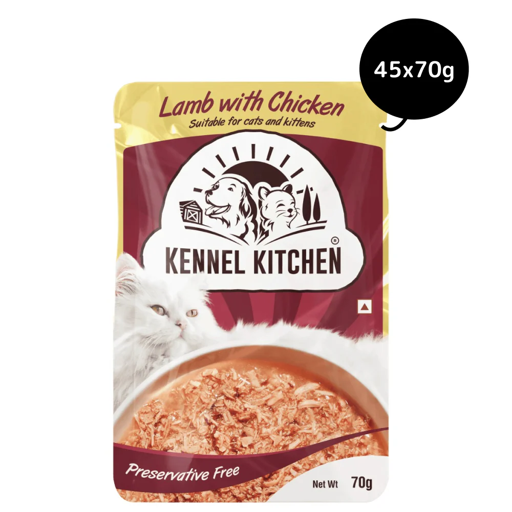 Kennel Kitchen Lamb with Chicken Shreds in Gravy Kitten and Adult Cat Wet Food (All Life Stage) - Image 11