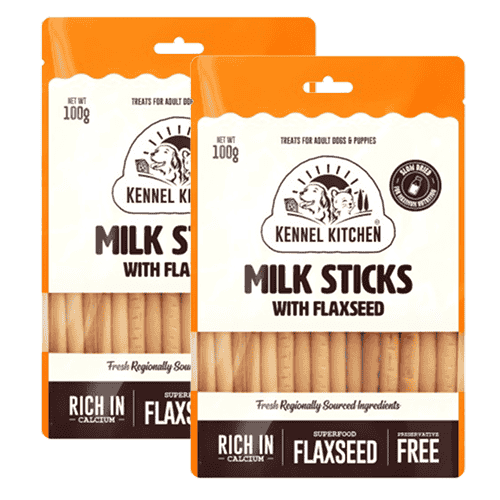 Kennel Kitchen Milk Sticks with Flaxseed Dog Treats - Image 6