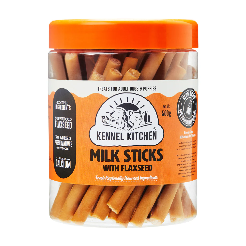 Kennel Kitchen Milk Sticks with Flaxseed Dog Treats - Image 8