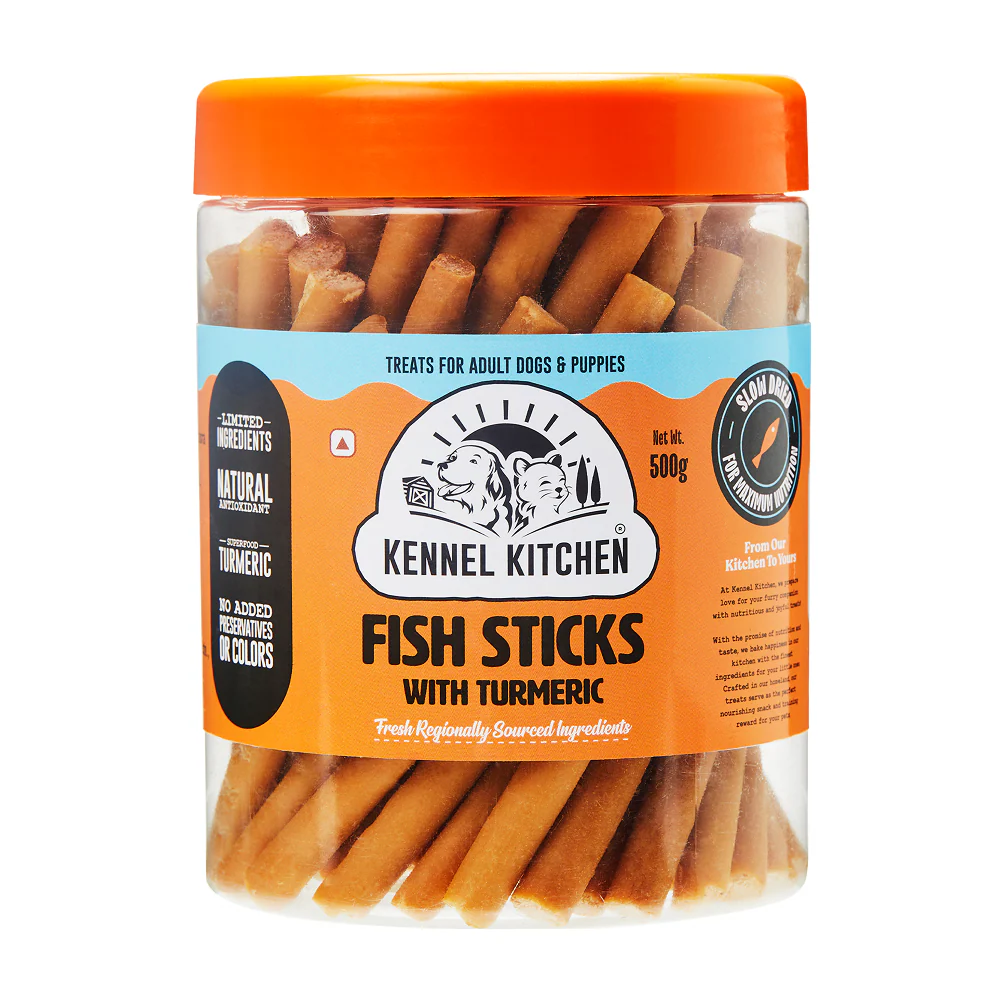 Kennel Kitchen Fish Sticks with Turmeric Dog Treats - Image 11