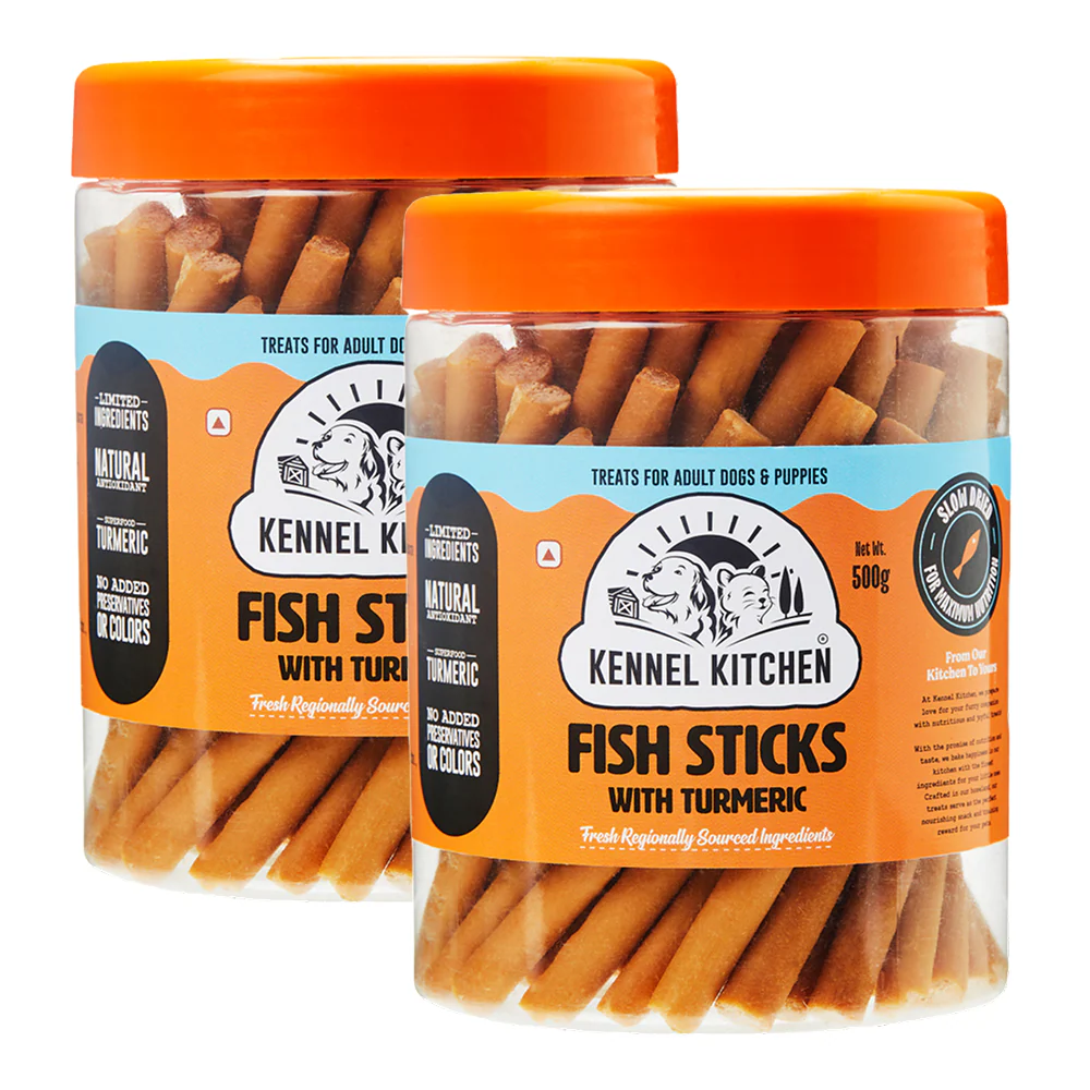 Kennel Kitchen Fish Sticks with Turmeric Dog Treats - Image 9