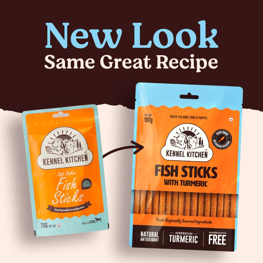 Kennel Kitchen Fish Sticks with Turmeric Dog Treats - Image 5