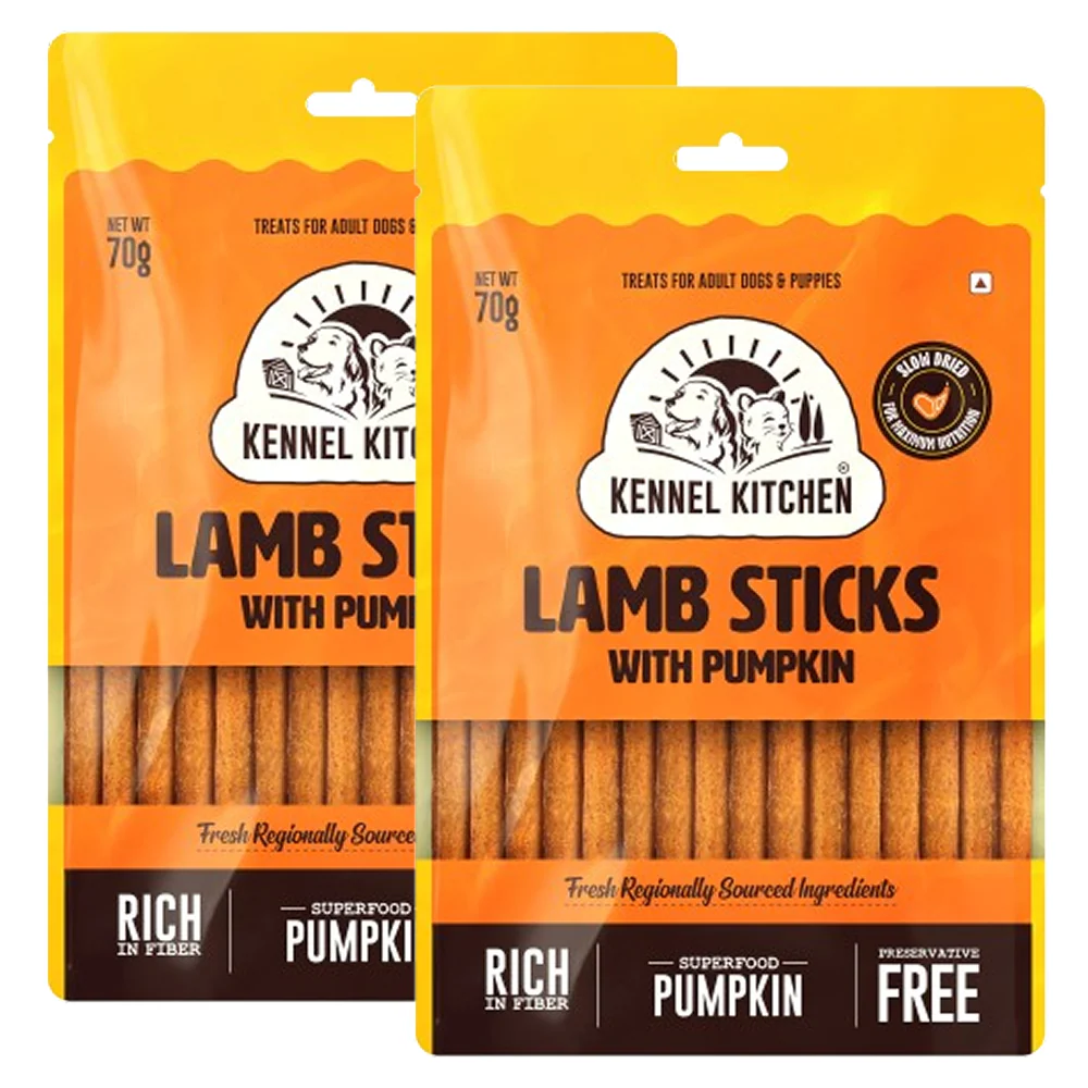 Kennel Kitchen Lamb Sticks with Pumpkin Stick Dog Treats - Image 13