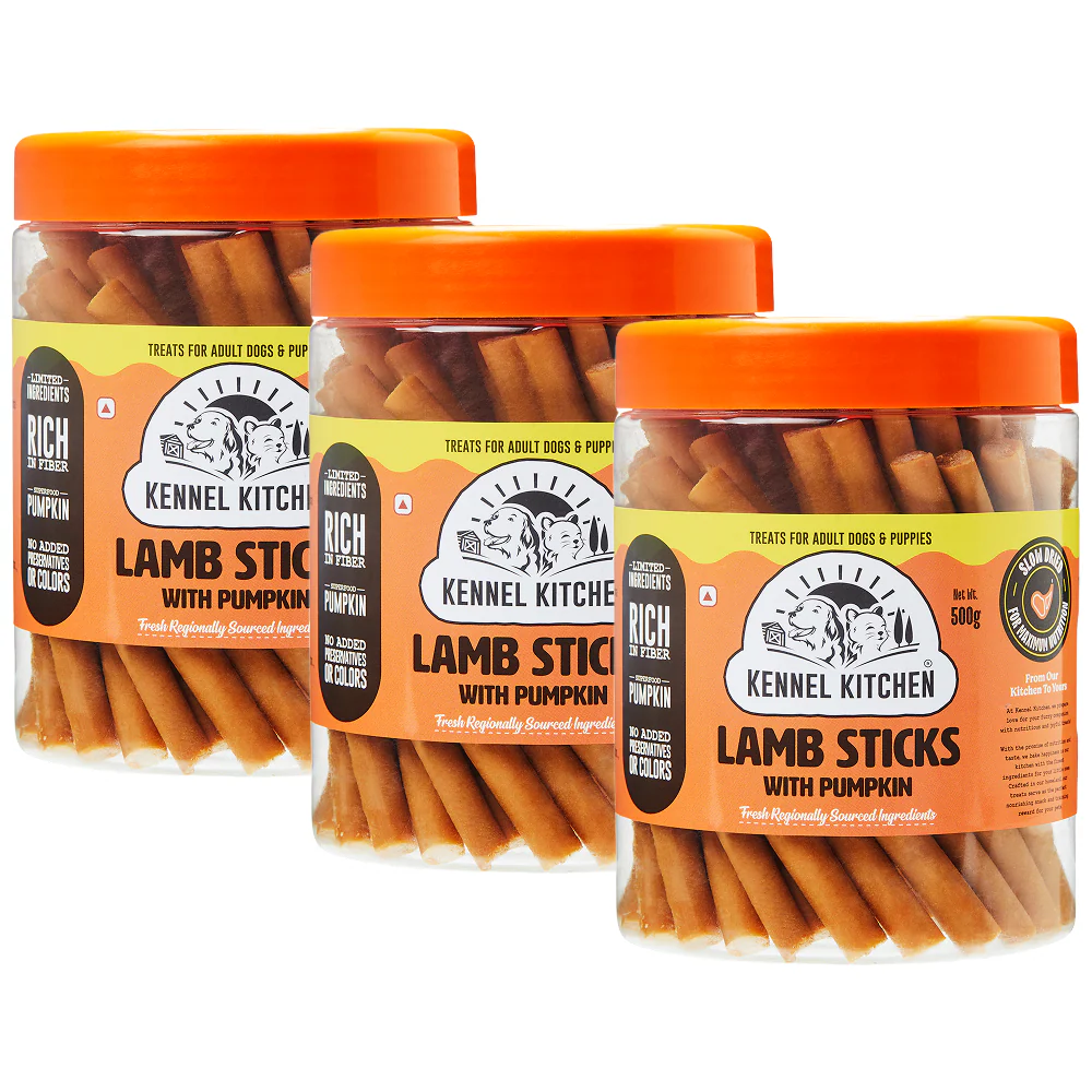 Kennel Kitchen Lamb Sticks with Pumpkin Stick Dog Treats - Image 7