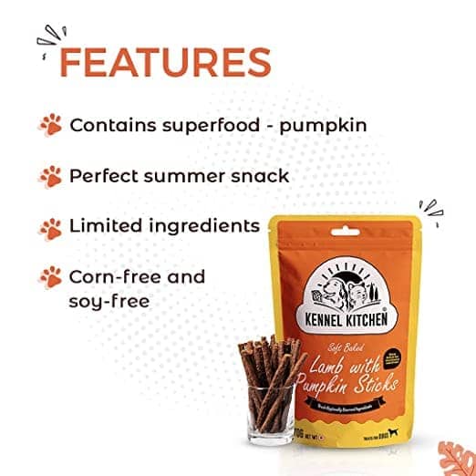 Kennel Kitchen Lamb Sticks with Pumpkin Stick Dog Treats - Image 5