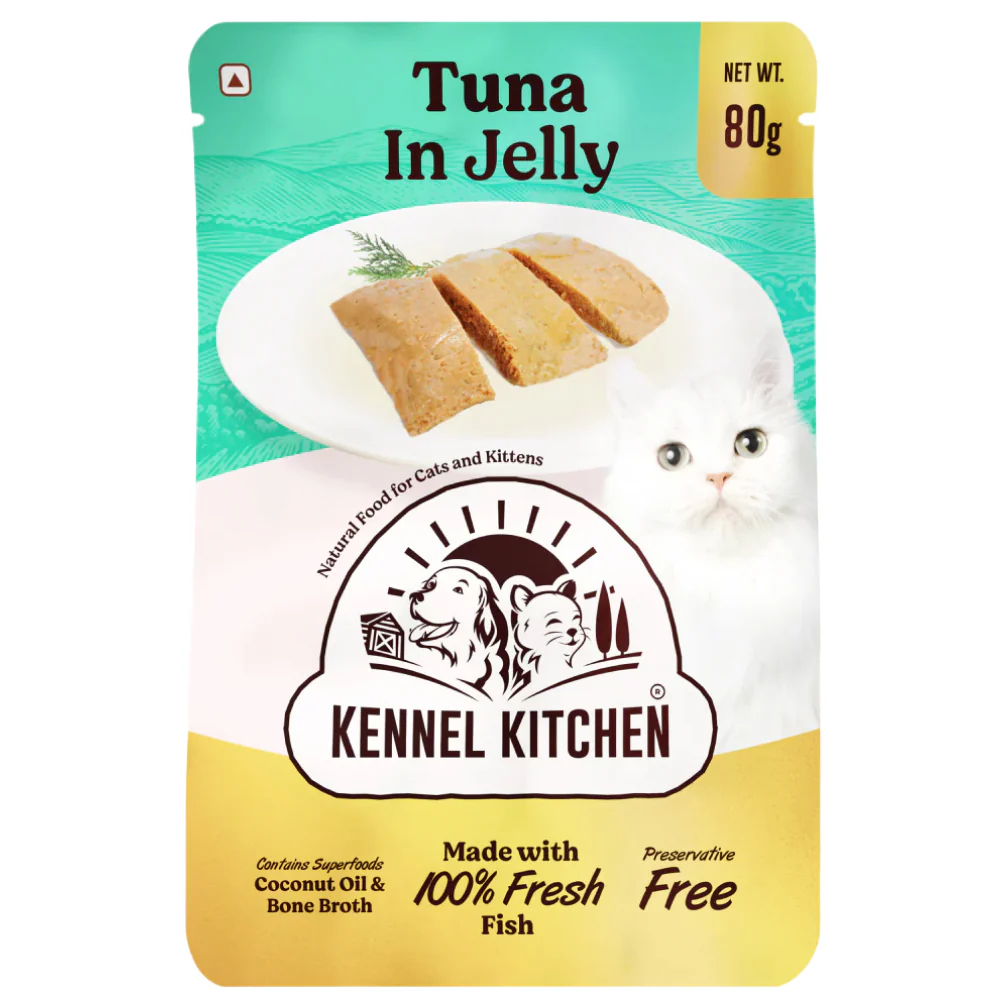 Kennel Kitchen Tuna in Jelly and Chicken in Jelly Kitten & Adult Cat Wet Food (All Life Stage) Combo - Image 2