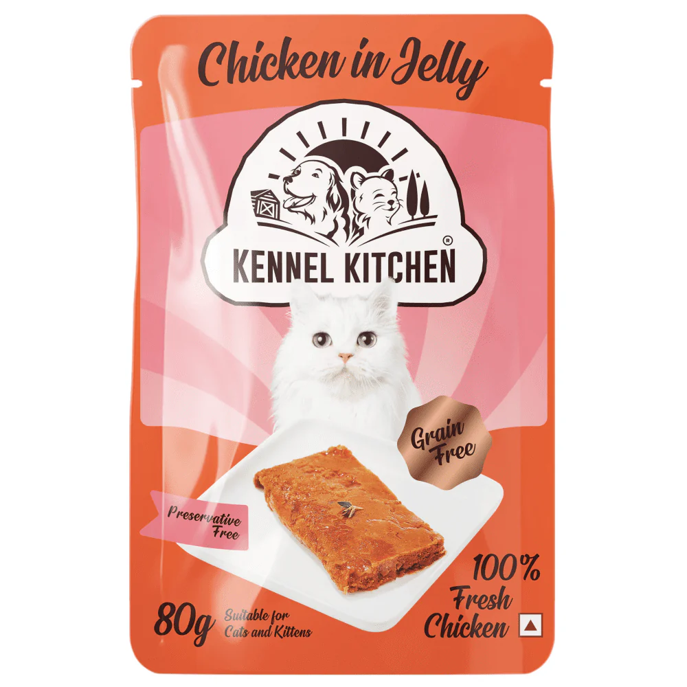Kennel Kitchen Tuna in Jelly and Chicken in Jelly Kitten & Adult Cat Wet Food (All Life Stage) Combo - Image 3