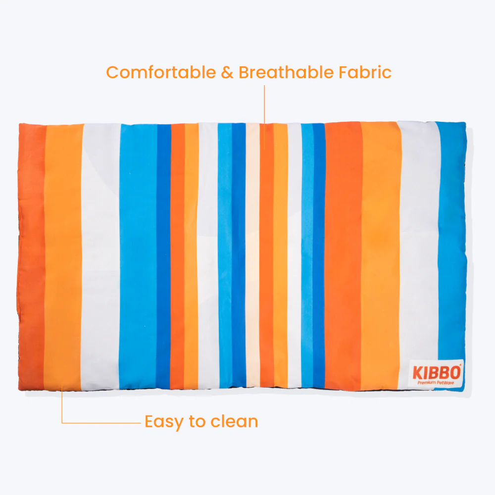 Kibbo Lightweight and Portable Mats for Dogs and Cats (Orange/Blue) - Image 3
