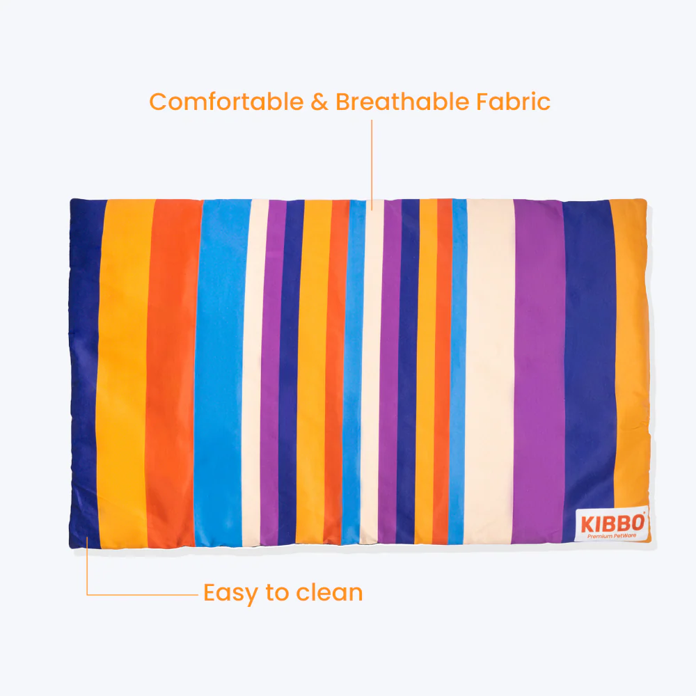 Kibbo Lightweight and Portable Mats for Dogs and Cats (Orange/Purple) - Image 4