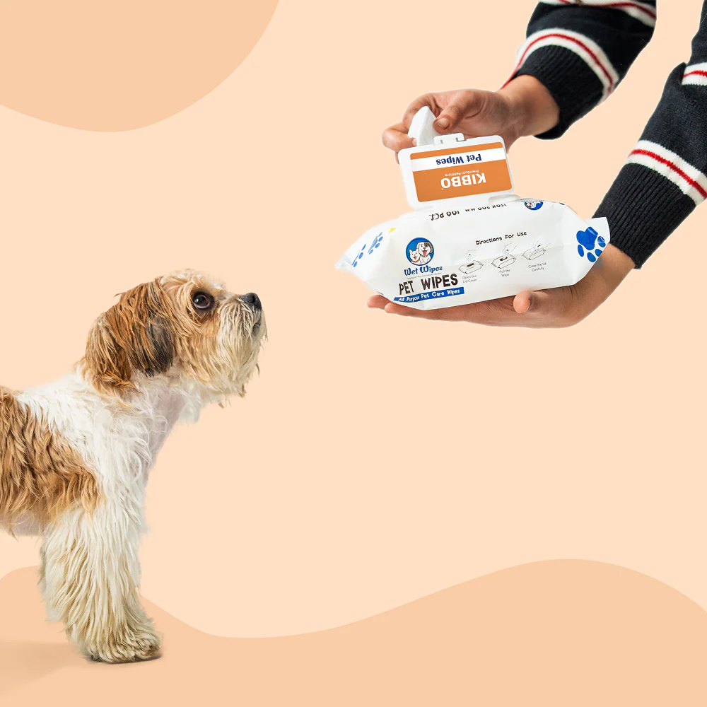 Kibbo Paraben Free and Non Toxic Wipes for Dogs and Cats - Image 6