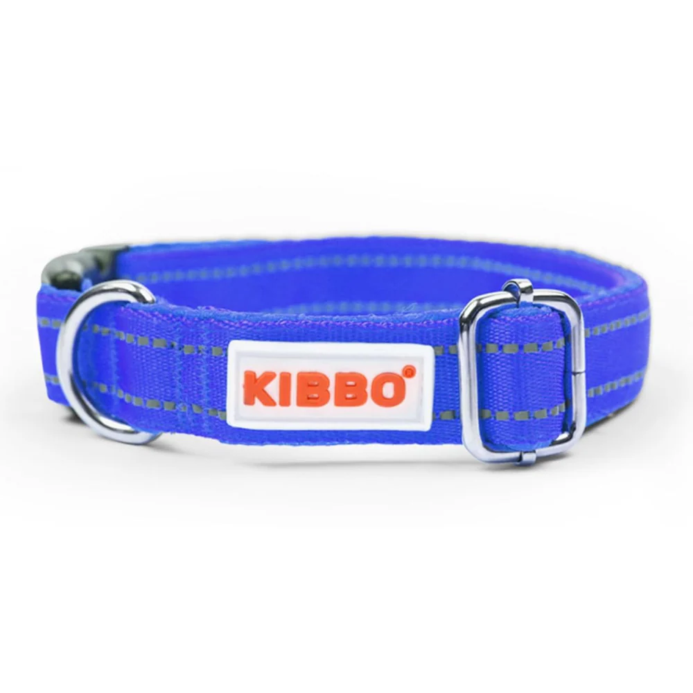 Kibbo Premium Reflective Padded With Soft Mesh Padding & Adjustable Design Collar for Dogs (Blue) - Image 7