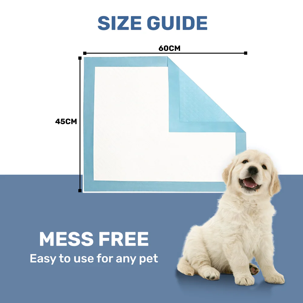 Kibbo Ultra Absorbent Leak Proof Training Pads for Dogs & Cats (45x60cm) - Image 2