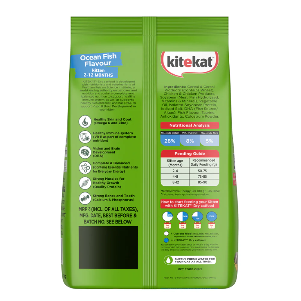 Kitekat Ocean Fish Kitten Dry Food - Image 11