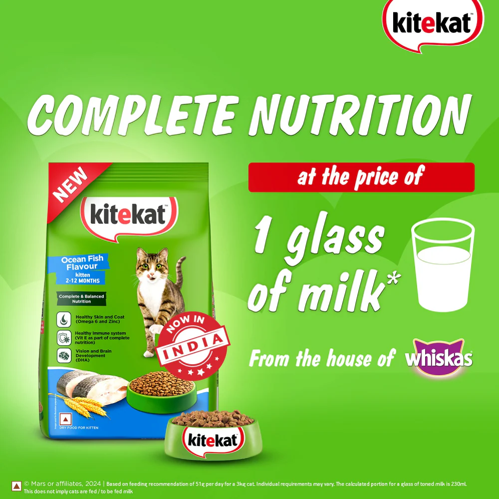 Kitekat Ocean Fish Kitten Dry Food - Image 6