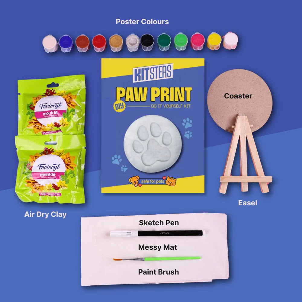 Kitsters DIY Paw Printing Kit for Dogs and Cats - Image 2