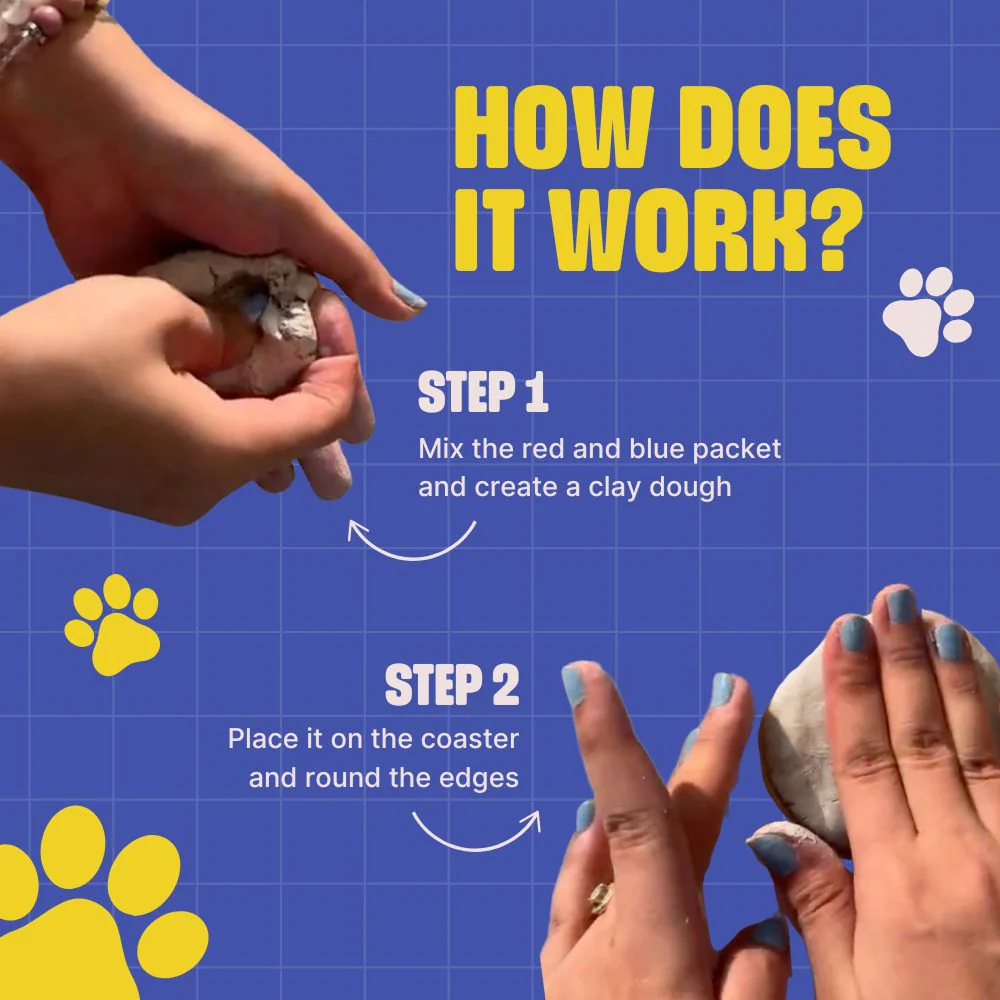 Kitsters DIY Paw Printing Kit for Dogs and Cats - Image 3