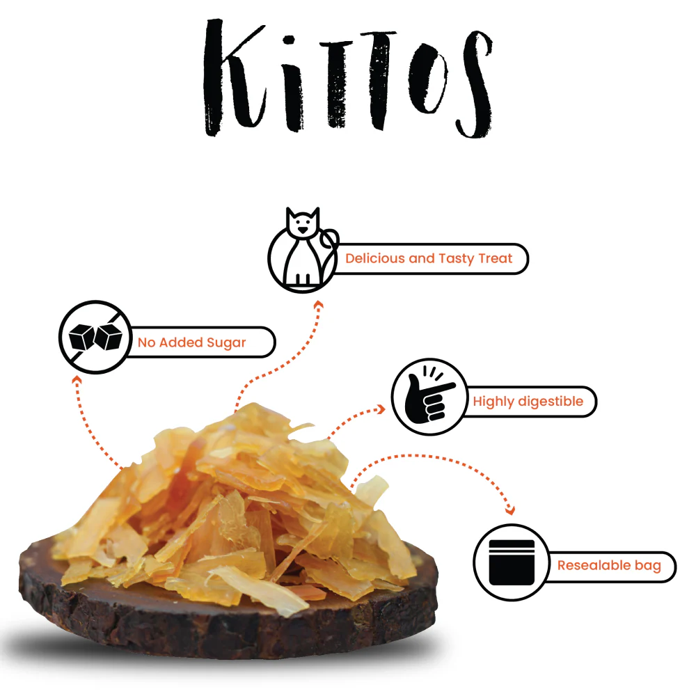 Kittos Purr Fect Chicken Jerky Strips Cat Treats - Image 3